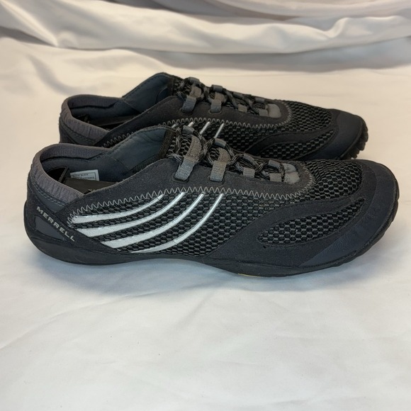 Merrell Women`s Barefoot Pace Glove Shoe US Size 9 Hiking Ultra Marine/ Mulberry - Picture 1 of 16